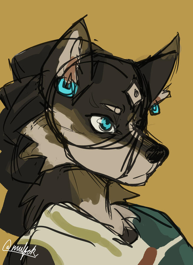 Wolf Link Sketch Wolf Link Sketch
